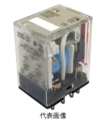 オムロン MY2N DC24V ミニパワーリレー 動作表示灯内蔵形(2極)