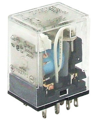 オムロン MY4N-D2 DC24V ミニパワーリレー ダイオード・動作表示灯内蔵形(4極)