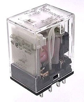 オムロン MY4N AC200/220V ミニパワーリレー 動作表示灯内蔵形(4極)