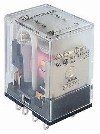 オムロン MY4N DC24V ミニパワーリレー 動作表示灯内蔵形(4極)