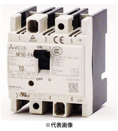三菱電機 NF30-FA 3P 10A 制御盤用ノーヒューズ遮断器 NF-FAシリーズ 極数3 定格電流10A