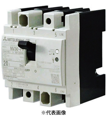 三菱電機 NF30-FA 3P 20A 制御盤用ノーヒューズ遮断器 NF-FAシリーズ 極数3 定格電流20A