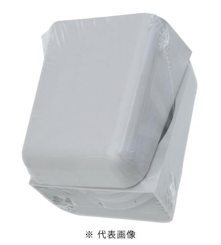 日東工業 OLP -0FG フード付ルーバー 寸法mmヨコ90タテ100フカサ45 フィルタ付 グレー色 屋内屋外兼用 2個入り