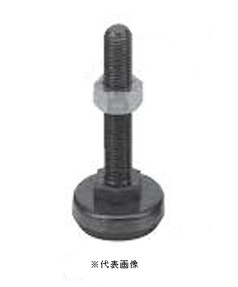 日東工業 RD73-9 レベルフット 適用機種FSシリーズ H=115mm 材質本体鉄 足ゴムCR 許容質量200kg/1コ ねじ径M16 製品質量0.3kg 2個セット