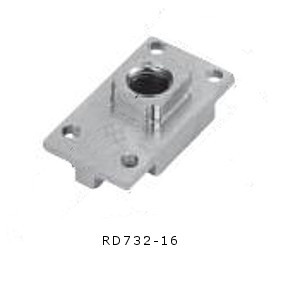 日東工業 RD732-16 レベルフット取付金具FS用 材質亜鉛合金 製品質量0.6kg 適用ねじ径m16 4コ入/セット
