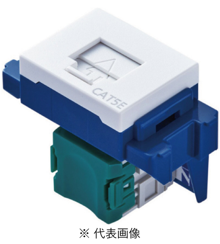 パナソニック NR3160MCW CAT5E情報モジュラジャック 埋込型 色マットセラミックホワイト