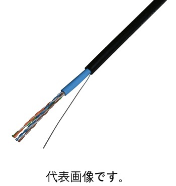 日本製線 0.5-4P NSEDT-LAP カテゴリー5e 屋外用U/UTP ケーブル 0.5mm4対 色黒 ≪切売≫10m以上10m単位