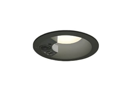 オーデリック OD261740R LED一体型ダウンライト Φ100 人感センサ付ON-OFF型 白熱灯100W相当 電球色 ブラック