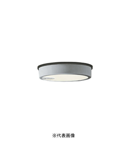 オーデリック OG254526R 軒下用シーリングライト 防雨型人感センサーＯＮ-ＯＦＦ型 白熱灯100W相当 電球色 マットシルバー