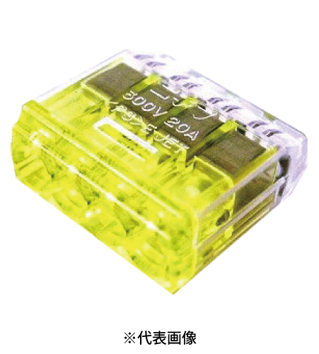 ニチフ QLX4 差込形電線コネクタ クイックロックコネクタ 極数4 50個入り
