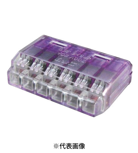 ニチフ QLX6 差込形電線コネクタ クイックロックコネクタ 極数6 20個入り