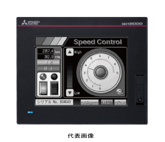 三菱電機 GT2105-QMBDS グラフィックオペレーションターミナル 5.7型 QVGA 320×240ドット TFTモノクロ(白/黒)液晶32階調 メモリ9MB DC24Vタイプ シリアルIF RS-232 RS-422 485