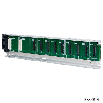 三菱電機 R38RB-HT MELSEC iQ-Rシリーズ 高温対応電源二重化用基本ベースユニット 8スロット 電源二重化用電源ユニット2台装着要 使用周囲温度0~60℃に対応