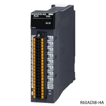 三菱電機 R60ADI8-HA MELSEC iQ-Rシリーズ HART通信対応アナログ-ディジタル変換ユニット 電流入力:8ch