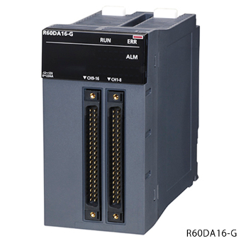 三菱電機 R60DA16-G MELSEC iQ-Rシリーズ チャンネル間絶縁ディジタル-アナログ変換ユニット 電圧・電流出力:16ch
