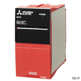 三菱電機 R61P MELSEC iQ-Rシリーズ AC電源ユニット 入力:AC100~240V 出力:DC5V 6.5A