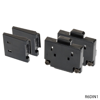 三菱電機 R6DIN1 MELSEC iQ-Rシリーズ DINレール取付用アダプタ 基本ベース 増設ベース取付用