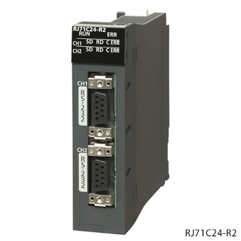三菱電機 RJ71C24-R2 MELSEC iQ-Rシリーズ シリアルコミュニケーションユニット RS-232:2ch 伝送速度:2ch合計max230.4kbps