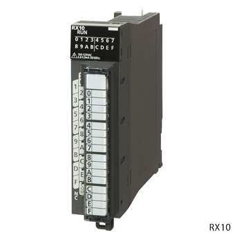 三菱電機 RX10 MELSEC iQ-Rシリーズ AC入力ユニット AC入力:16点 AC100~120V