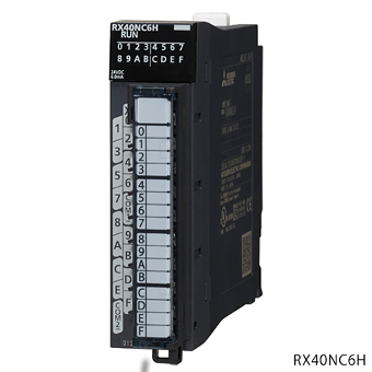 三菱電機 RX40NC6H MELSEC iQ-Rシリーズ DC高速入力ユニット マイナスコモンタイプ DC入力:16点 DC24V 6mA 最小応答時間5us