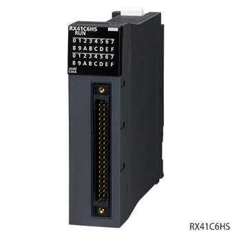 三菱電機 RX41C6HS MELSEC iQ-Rシリーズ DC高速入力ユニット プラスコモン/マイナスコモン共用タイプ DC入力:32点 DC24V 6mA 最小応答時間1us