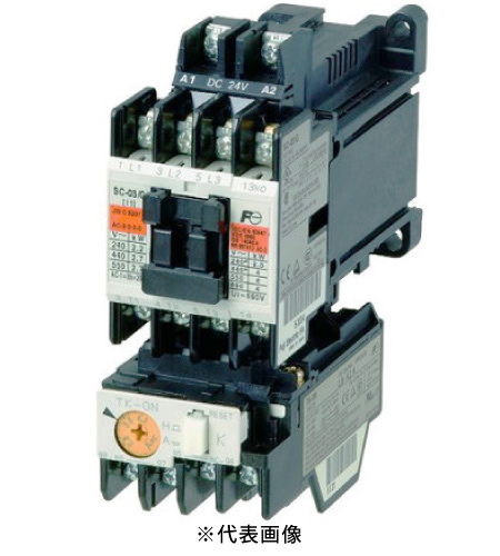 富士電機 SW-03 標準形 電磁開閉器 ケースカバーなし 定格使用電流11A コイル電圧AC200V 補助接点 1a