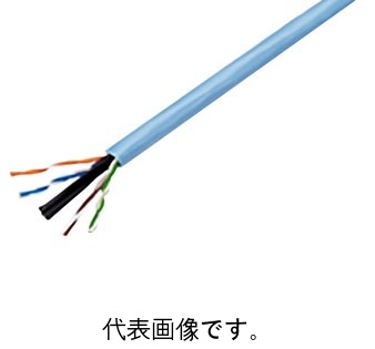 関西通信電線 UTP-C5E 0.5mmx4P LAN配線用ケーブル ツイストペアケーブル1000BASE-T対応 色 薄青 100m巻