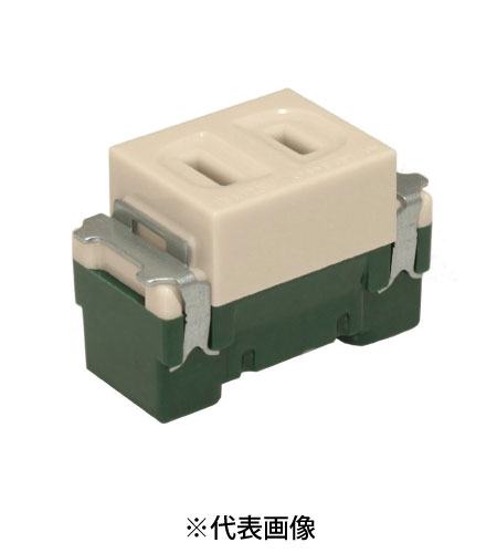 パナソニック WN1001F 埋込コンセント シングル 15A 125V AC 色 ベージュ