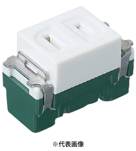 パナソニック WN1051CW 埋込扉付コンセント 15A 125V AC セラミックホワイト
