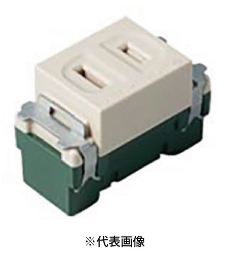 パナソニック WN1051F 埋込扉付シングルコンセント 15A 125V AC 色 ベージュ