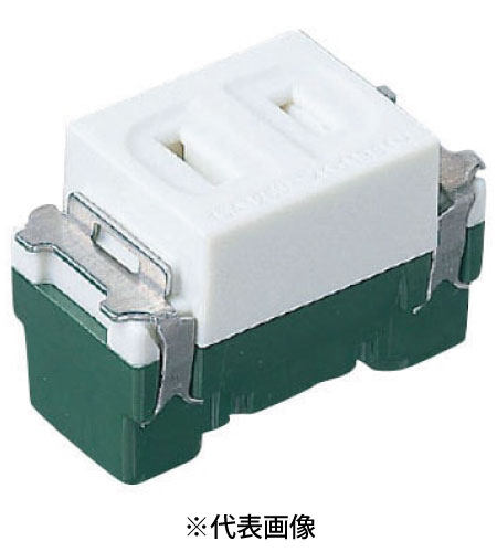 パナソニック WN1051SW 埋込扉付シングルコンセント 15A 125V AC 色 ホワイト