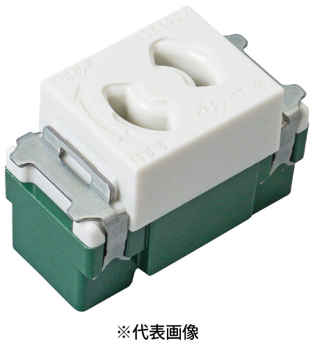 パナソニック WN1061SW 埋込抜け止め抜け止めシングルコンセント シングル 15A 125V AC 色 ホワイト
