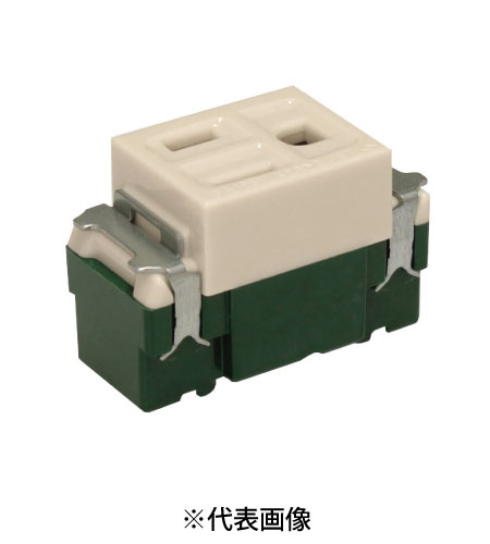 パナソニック WN1101F 埋込シングル接地コンセント 15A 125V AC 色 ベージュ