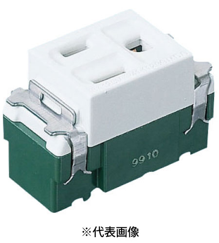 パナソニック WN1101SW 埋込シングル接地コンセント 15A 125V AC 色 ホワイト