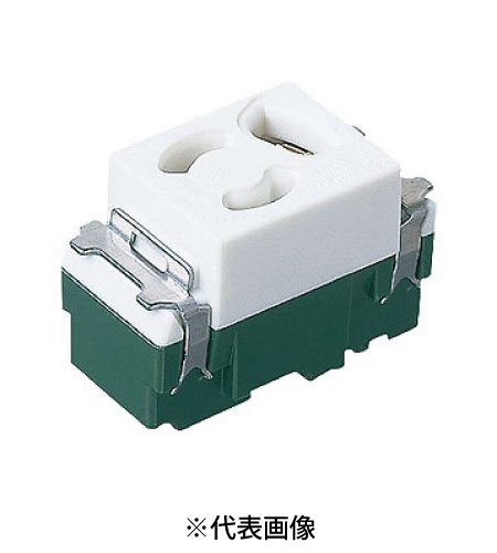 パナソニック WN1161SW 埋込抜け止めシングル接地コンセント シングル 15A 125V AC 色 ホワイト