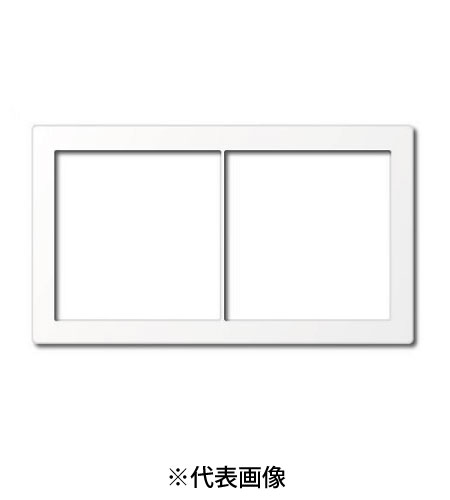 パナソニック WT8124W スイッチプート 2連接穴×2 スクエア 色ホワイト