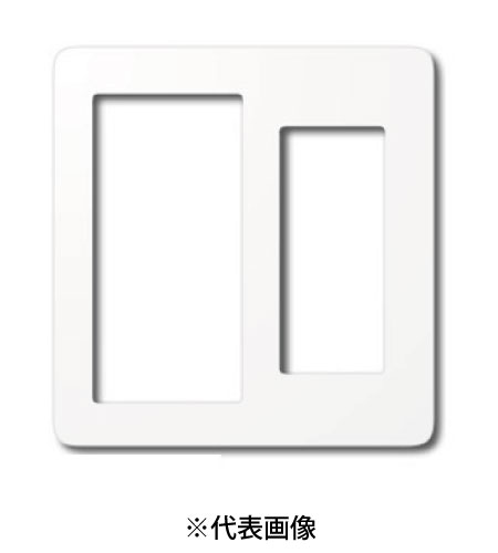 パナソニック WTC7112W スイッチ+コンセントプレート ラウンド 色ホワイト