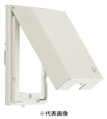 パナソニック WTC7971 ガードプレート 樹脂製 スイッチ1連用 取付枠付