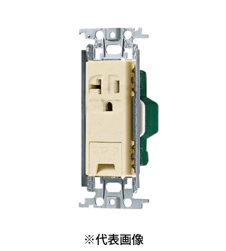 パナソニック WTF11314FK 埋込アースターミナル付接地コンセント 絶縁枠付 15A 125V AC 色 ベージュ