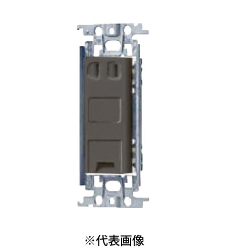 パナソニック WTF133139H 埋込アースターミナル付コンセント 金属枠付 15A 125V AC 色 グレー