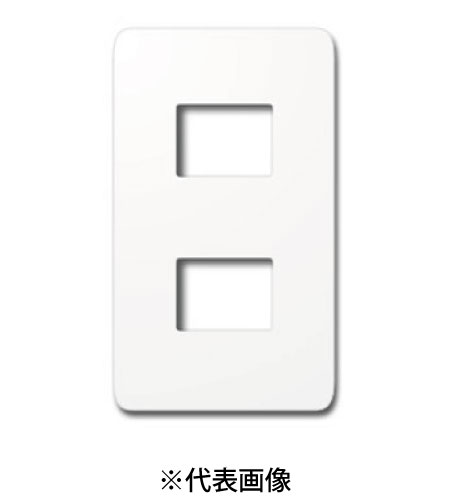 パナソニック WTF7002W コンセントプレート 1連用 2コ用 ラウンド 色ホワイト