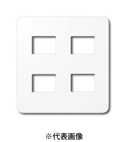 パナソニック WTF7004W コンセントプレート 2連用 2コ+2コ用 ラウンド 色ホワイト