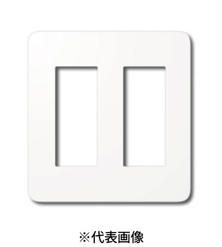 パナソニック WTF7006W コンセントプレート 2連用 6コ用 ラウンド 色ホワイト