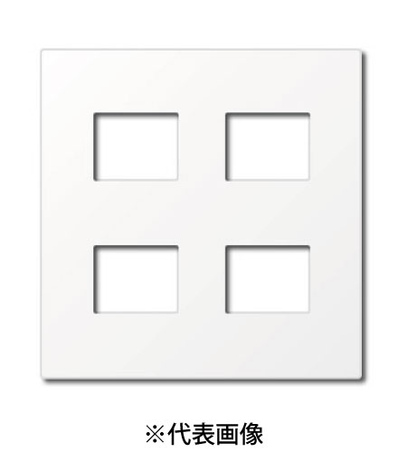 パナソニック WTF8704W 簡易耐火コンセントプレート 2コ+2コ用 スクエア 色ホワイト