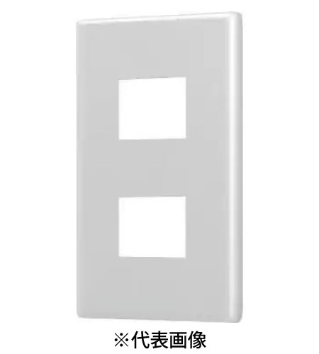 パナソニック WTF9202K 新金属コンセントプレート 2型 2コ用