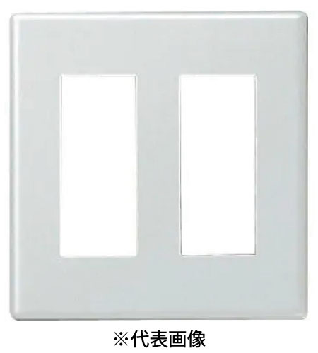 パナソニック WTF9206 新金属コンセントプレート 2型 6コ用