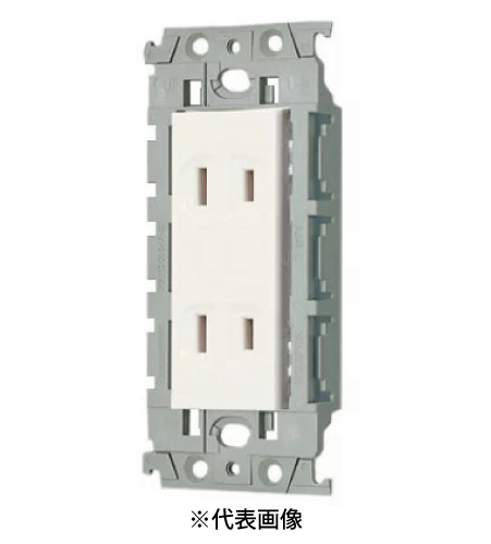 パナソニック WTL150249F 埋込ダブルコンセント 絶縁枠付 15A 125V AC 色 ベージュ
