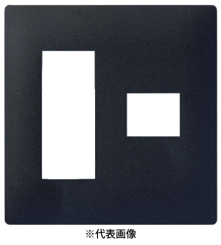 パナソニック WTL7074BK コンセントプレート 2連用 3コ+1コ用 色マットブラック
